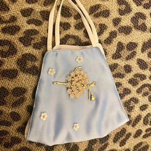 Luxury Silk Mask with Crystal ballerina pearls an